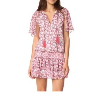 Rebecca Minkoff Women's Pebble Floral-Print Drop-Waist Dress Size Small